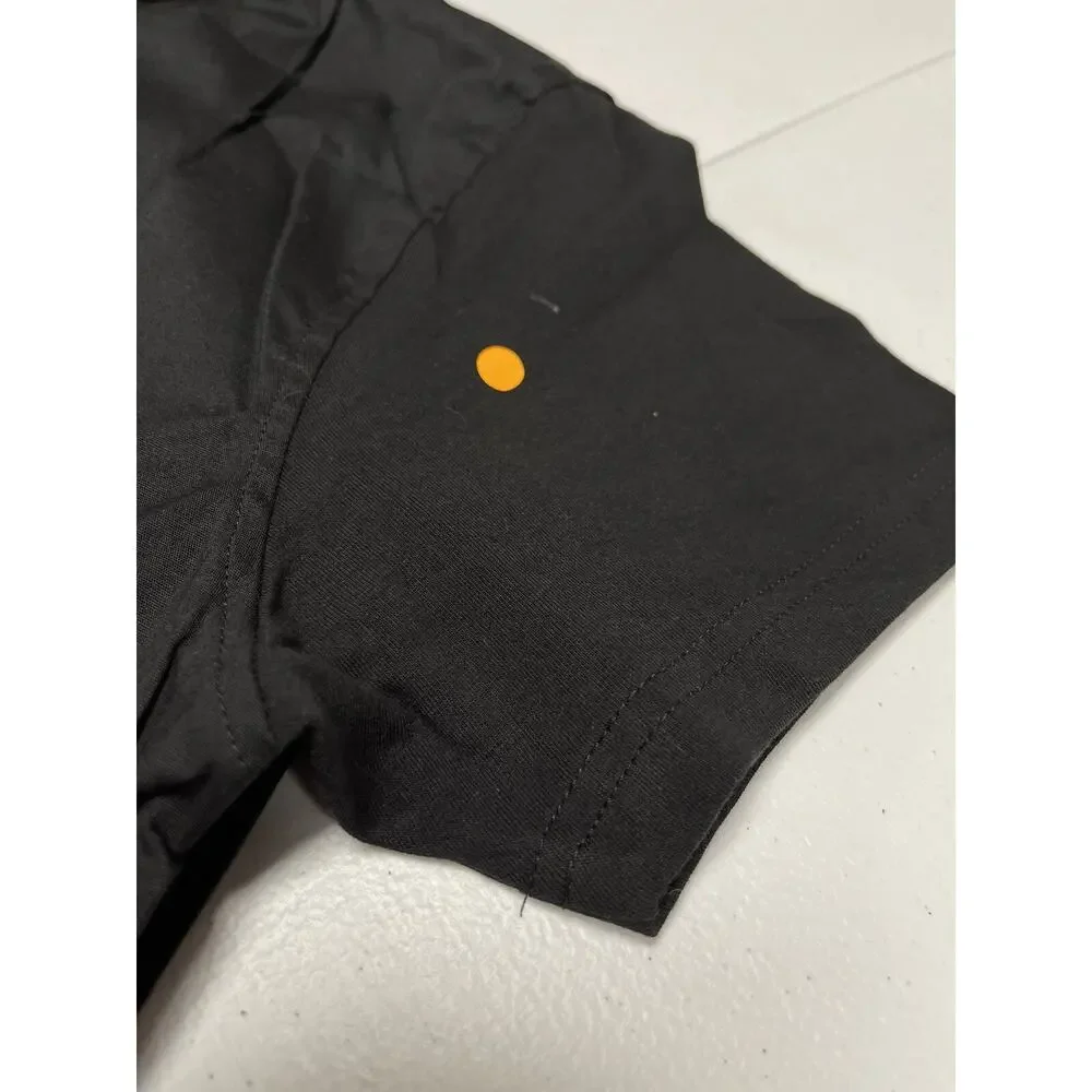Sik Silk Mens Shirt Small Button Up Embroidered Black Short Sleeve Siksilk N18